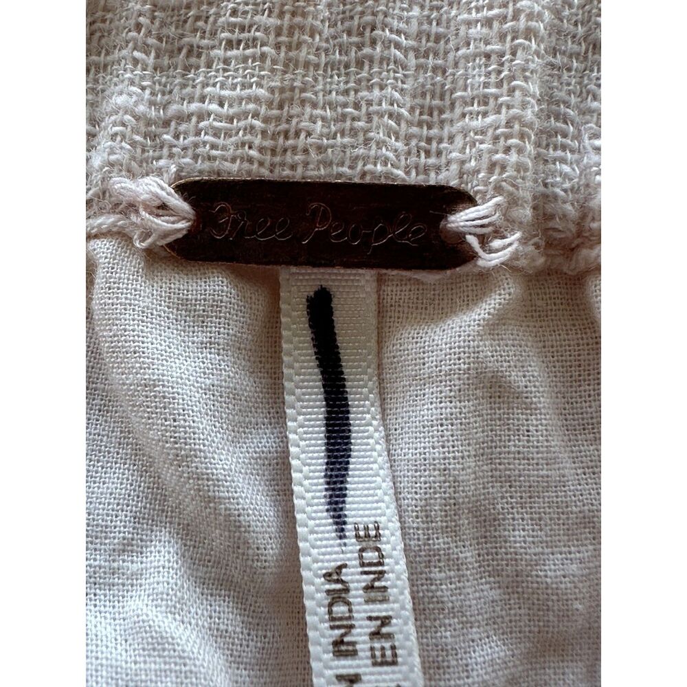 Free People free-est Getaway Skirt XL Ballet Slipper Pink Gauze Boho Ruffle NWOT - Picture 5 of 13